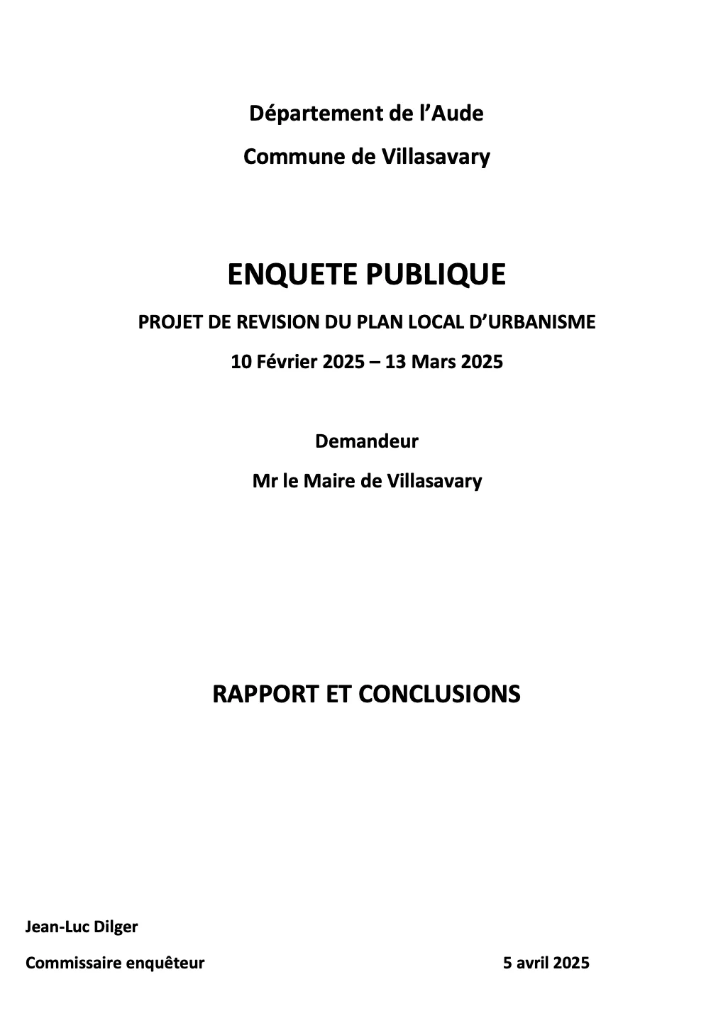 Enquete publique